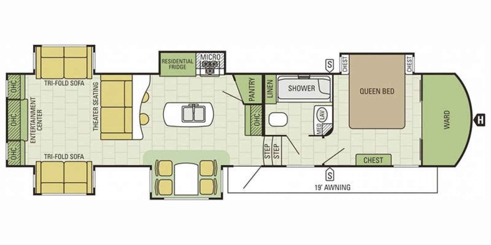 2016 STARCRAFT SOLSTICE 377RDEN (1SACS0BVXG2) , Length: 41.25 ft. GVWR: 15,500 lbs. Height: 13 ft. Slides: 5 transmission, located at 4319 N Main Street, Cleburne, TX, 76033, (817) 221-0660, 32.435829, -97.384178 - This Starcraft Solstice fifth wheel, model number 377RDEN, is perfect for people who like lots of room and all the conveniences of home. A huge kitchen with an island for extra workspace, five slide-outs, a rear entertainment area that's great for socializing with family and friends, and more! This - Photo#1